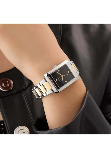 Guess Gugw0876l3 Pırlantalı Kadın Kol Saati Metalik Gri