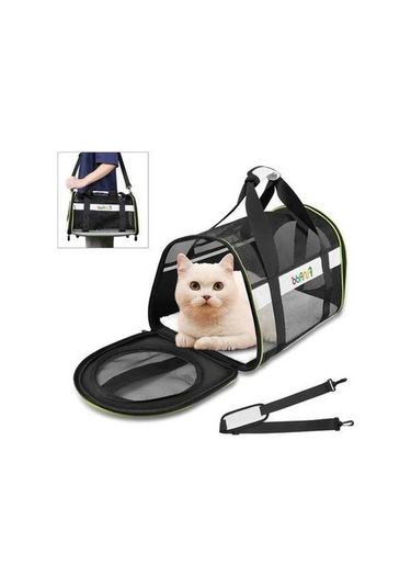 Dm Cbtx Funadd Pet Seyahat Taşıma Çantası - Omuz Askılı Katlanabilir Tote Gri