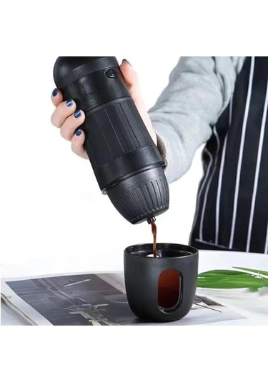 Suntek Karavan Yürüyüşü İçin Siyah Taşınabilir Espresso Siyah