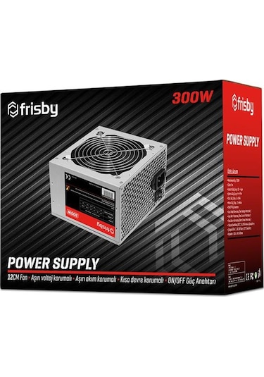 Frisby FR-PW30C12 300 W 120 MM Fan Güç Kaynağı