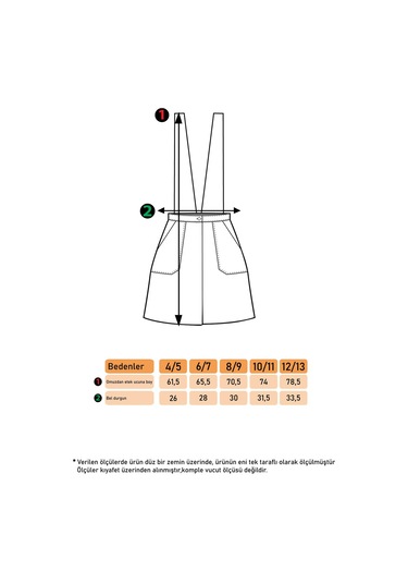 Toontoy Kız Çocuk 2li Salopetli Takım Koyu Pudra
