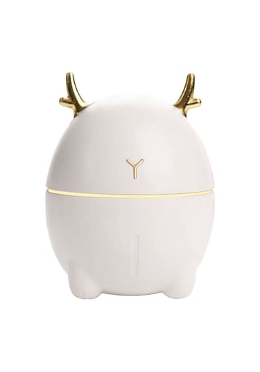 Wezone Ev, Ofis Ve Araç İçin 200ml Mini Nemlendirici - Otomatik Kapatma Fonksiyonu, Nemli Hava Ve Cilt Bakımı - Beyaz