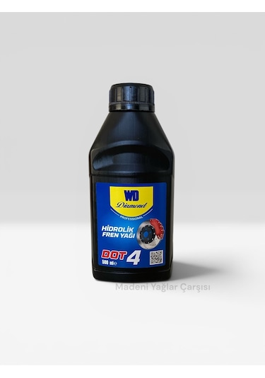 Wd Diamond Dot4 500ml. Fren Hidrolik Yağı