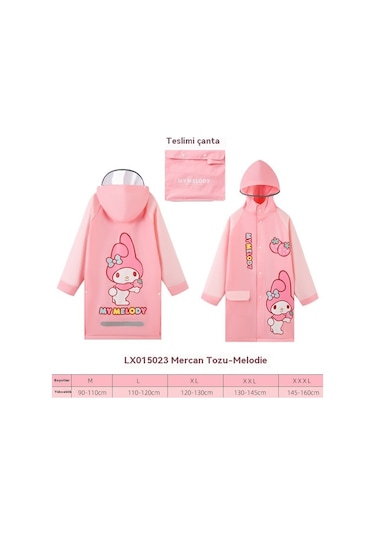 Happyplanet Sanrio Kuromi Çocuk Yağmurluk Kız Öğrenciler Anaokulu Tam Vücut Su Geçirmez Panço Kalınlaşmış Yağmur Geçirmez Giyim - Pembe - Xl - Wd0923p-13 Pembe Happyplanet Sanrio Kuromi Çocuk Yağmurluk Kız Öğrenciler Anaokulu Tam Vücut Su Geçirmez Panço Kalınlaşmış Yağmur Geçirmez Giyim - Pembe - Xl - Wd0923p-13 Pembe
