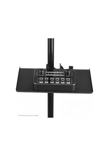 Hfambition Mikrofon Stantı Metal Çanta, Sabitleyici Klipsli, Ses Kartı Vb. Eşyalar İçin Taşıma Aracı