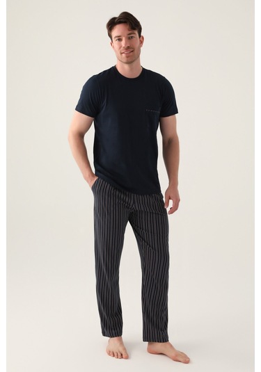 Arnetta Empty Siyah Erkek Pijama Takımı 5274-42740 Siyah
