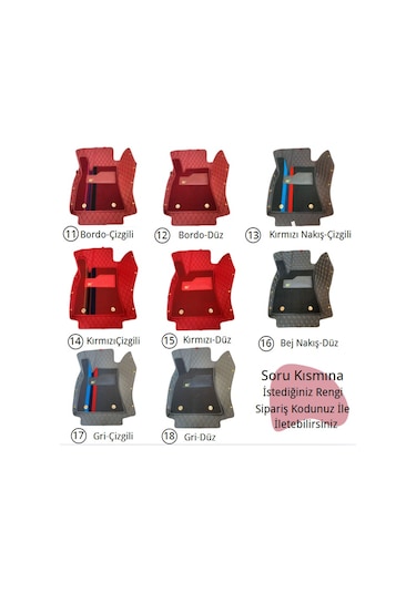 Mercedes-benz Eqs Aracına Özel 8d Çift Katmanlı Havuzlu Paspas Takımı