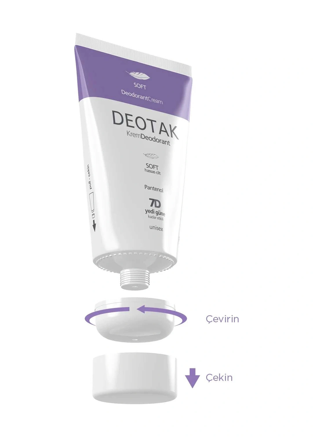 Deotak Krem Deodorant Soft 3 x 35 ML
