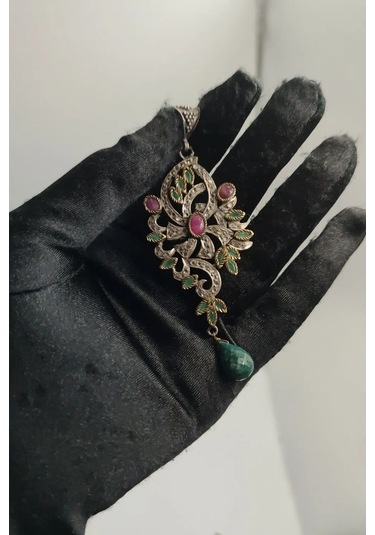 Zümrüt Yakut Kolye Ucu160