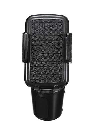 Araç İçi Bardaklık Girişi Telefon Tutucu 360 Derece Dönen Başlık Otomatik Genişleme Daralma Sistemi