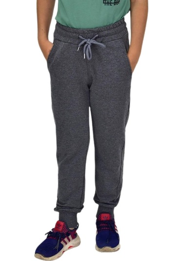 Çocuk Eşofman Altı Paça Manşetli Kız Erkek Bgl-st04726 Füme