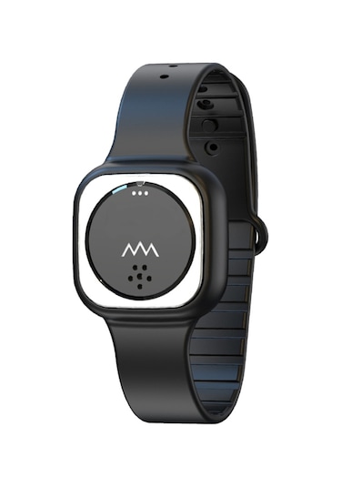 Vkemall F8 Ultrasonik Sivrisinek Kovucu Elektronik Sivrisinek Kovucu Bileklik Açık Hava Taşınabilir Saat Sivrisinek Kovucu Saat Siyah