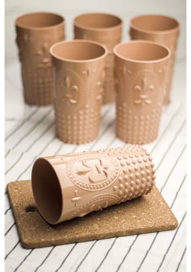 Akrilik Bal Tekli Uzun Bardak & Su Meşrubat Bardağı 750 Ml Büyük Boy & Cam Değildir