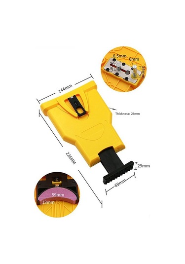 Reedark Zincir Testere İçin Hızlı Keskinleştirme Aracı - Elektrikli Alet Aksesuarı, Çok Yönlü磨链器, Dayanıklı İnşa, Küresel Pazarlık 283g Balon Poşeti