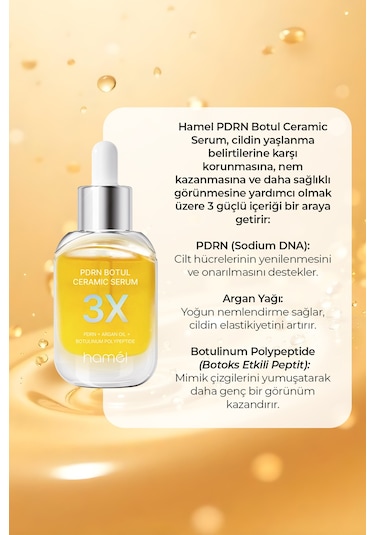 Hamel 3X Pdrn Botul Ceramic Serum Sodium Dna Serum Kore 30 ML