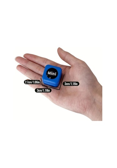 Elmpaly Beyaz Mini Çift Taraflı Manyetik Akvaryum Fırçası - Yosun Temizleme Kazıyıcı