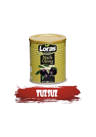 Loras 101 - 120 KB Altın Sarısı Siyah Zeytin Teneke 400 G