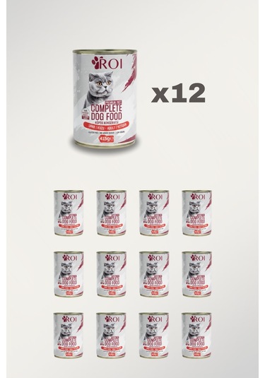 Yetişkin Kedi Kuzu Konservesi 12 Adet X 400 Gr.