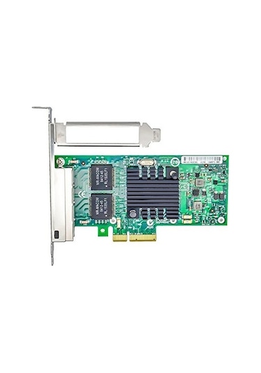 Intel E1G44HTBLK Ethernet Server Adapter (I340-T4) – Gigabit Netzwerkkarte, Bulk