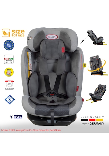 Holmer Kids Maxi Protect Aero 3D 360° Dönebilir Isofix 0  -  36 KG Oto Koltuğu
