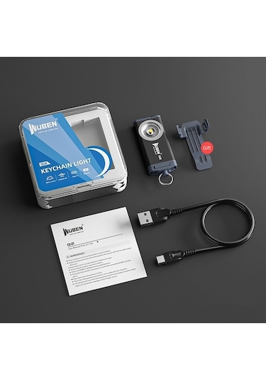 Novahub Yüksek Güçlü Wuben G2 Işık El Feneri, Mavi Usb, Kamp Ve Ev Ihtiyacı Mavi