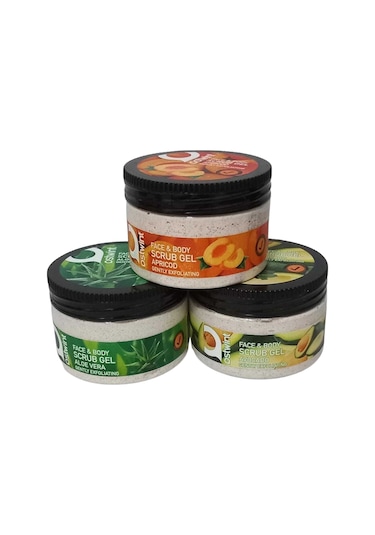 Ostwint Yüz Ve Vücut Scrub Jel 3'lü Set