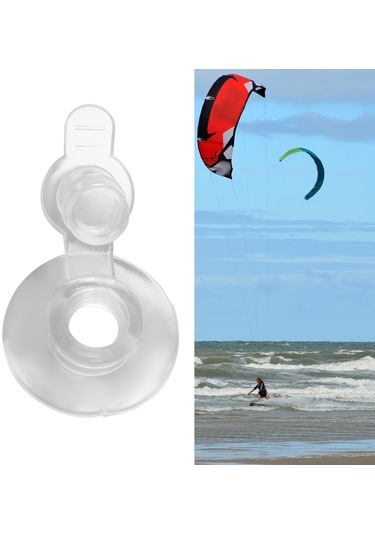 Homyl Kiteboard Uçurtma Şişirme Bir Pompa Valfi Şeffaf Tpu