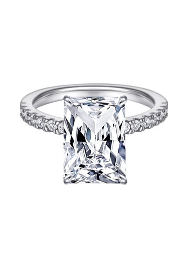 Soulader S925 Ayar Gümüş Kadın Yüzük, Abartılı Prenses Taşlı Çiçek Desenli Zarif Ve Şık Takı, Özel Günler İçin Hediyelik Gümüş