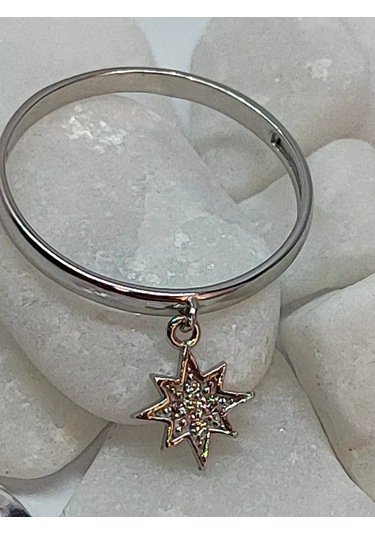 Sılver Whale 925 Ayar Gümüş Taşlı Yüzük 199871078 Gri