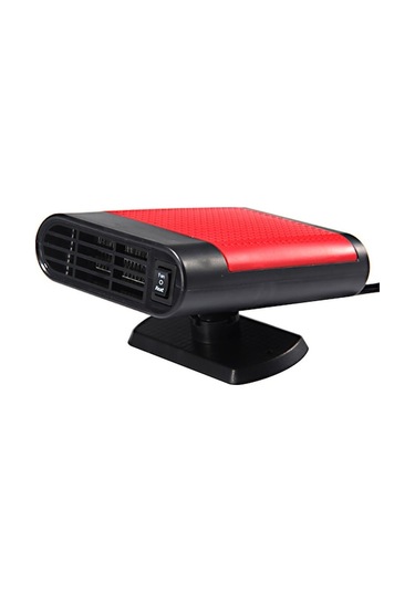 Flybuy 12v Araba İçi Isıtıcı Ve Hava Temizleyici - Hızlı Isınma, Buz Çözme, Sis Giderme, Güvenli, 2 İçin 1, Siyah Kırmızı