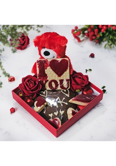 Ayıcıklı Aşk Çikolata Kutusu
