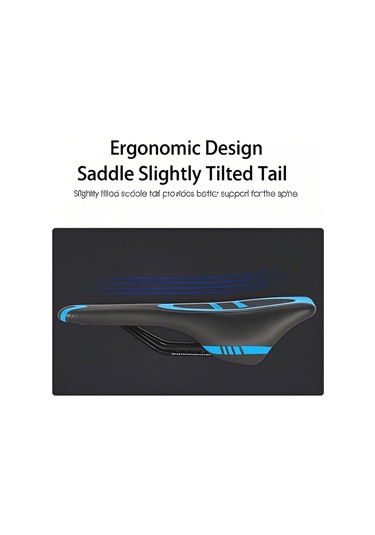 Suofeng Hafif Ve Konforlu West Bıkıng Bisiklet Sele - Orta Boşluklu, Hava Geçirgen, Yarış Ve Dağ Bisikletleri İçin Siyah