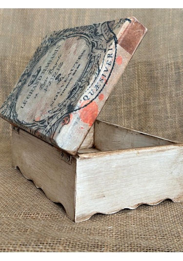 Dekoratif Vintage Saklama Kutusu, Ahşap Mücevher Kutusu, Ev Dekoru