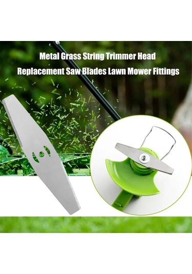 Ruicoo 150mm Çelik Çim Biçme Bıçakları, 5 Adet, Uzun Ömürlü Ve Keskin