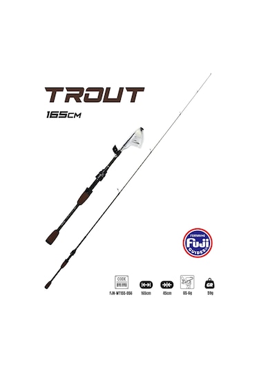 Fujin Trout 1.65m 05-6gr Teleskopik Alabalık Kamışı