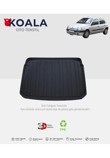 Renault Clio 2 Hatchback 1999-2006 3d Bagaj Havuzu