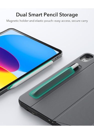 Apple iPad Uyumlu  10. Nesil 2022-2025 Shift Manyetik Klavyeli Tablet Kılıfı Klavyeli Kılıf