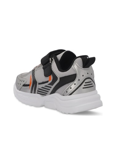 Slazenger KENDALL Çocuk Cırt Cırtlı Gri / Siyah Günlük Spor Ayakkabısı