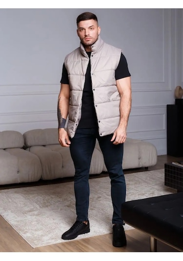 Above Erkek Ceketi Cepli Sıcak Sonbahar Spor Aksesuarı 133578594 Bej