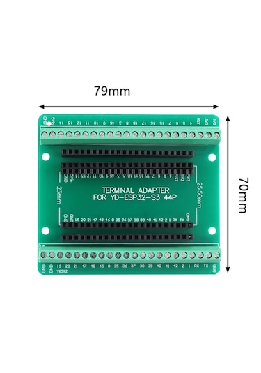 Esp32 Genişleme Kartı Klemens Soket Esp32-s3 44 Pin Hızlı