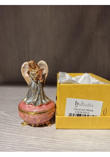 Swarovski Taşlı Melek Mücevherlik / Dekoratif Biblo