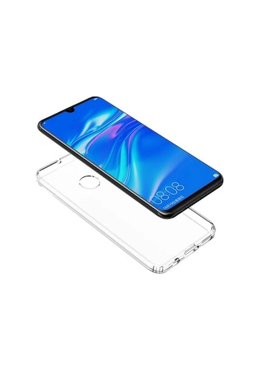 Huawei P30 Lite Kılıf Şeffaf Silikon Kamera Korumalı 0,30 Mm