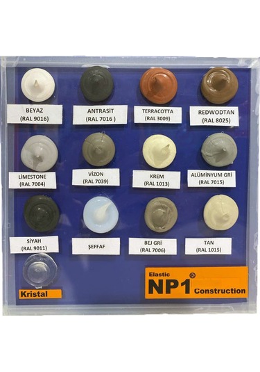 Np1 Polimer Silikon Mastik Sosis Siyah 600 Ml Siyah