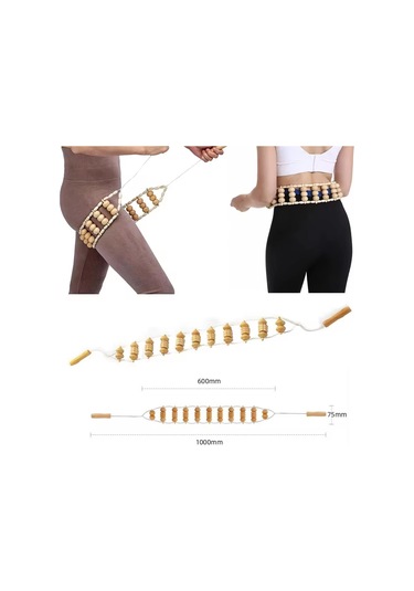 Madero Terapi & Selülit Ahşap Masaj Sopası Model 9