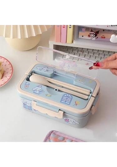 Hangfox Eko-friendly Buğday Samanı Yemek Kutusu 800ml, Mikrodalga Uyumlu, Cep Telefonu Tutucu Kapağı, Çanta Dostu, Rehberlik Ve Beste İle Tam Set Bej