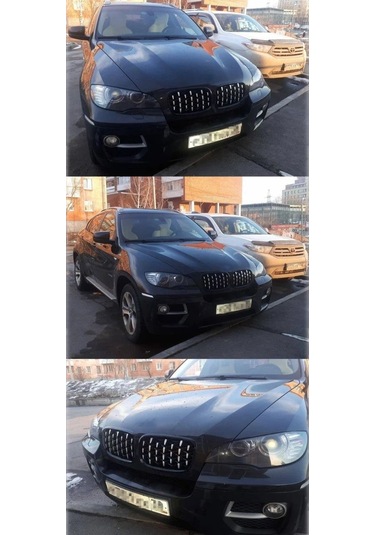 Bmw X5 E70 Diamond Ön Panjur Izgara 2006-2013 Arası Pianoblack