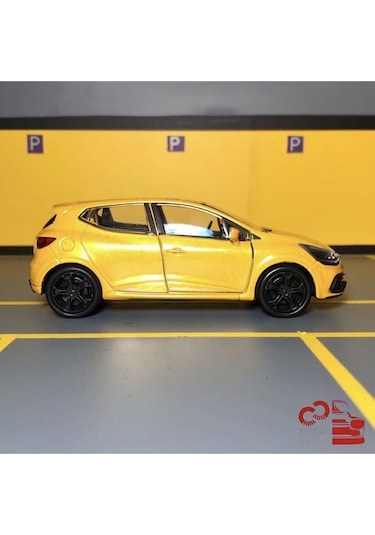 Renault Clio Rs 1/36 Ölçek Çek Bırak Diecast Metal Model Araba Oyuncak