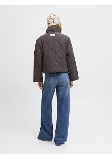 Kadin Dik Yaka Kapitone Ceket - Serena - 12278850 Bracken