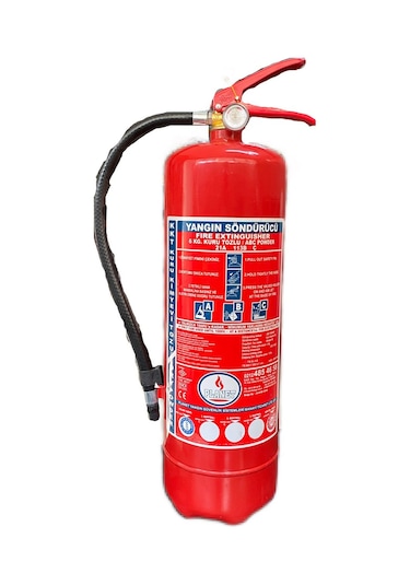 6 Kg Oto Ev Araç Yangın Söndürme Tüpü