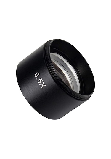 Stereo Mikroskoplar Yardımcı Objektif Lens Barlow Lens Büyüteç 0.5x Wd165